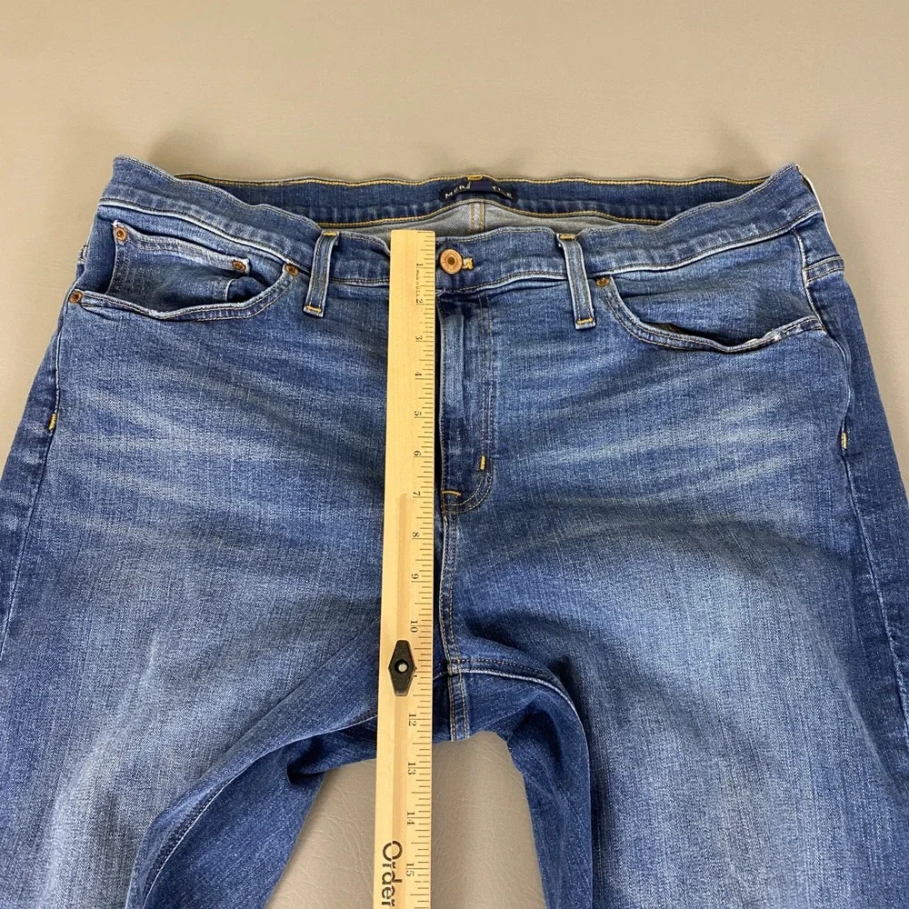 J. Crew Mercantile Jeans Men's Size 34 Short‎ Denim Distressed Blue Cotton Blend